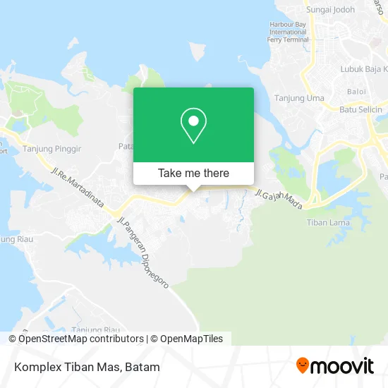 Komplex Tiban Mas map