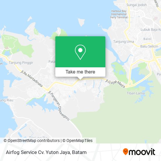 Airfog Service Cv. Yuton Jaya map