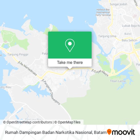 Rumah Dampingan Badan Narkotika Nasional map