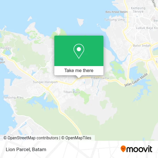 Lion Parcel map