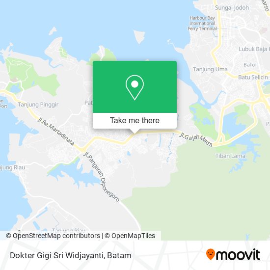 Dokter Gigi Sri Widjayanti map