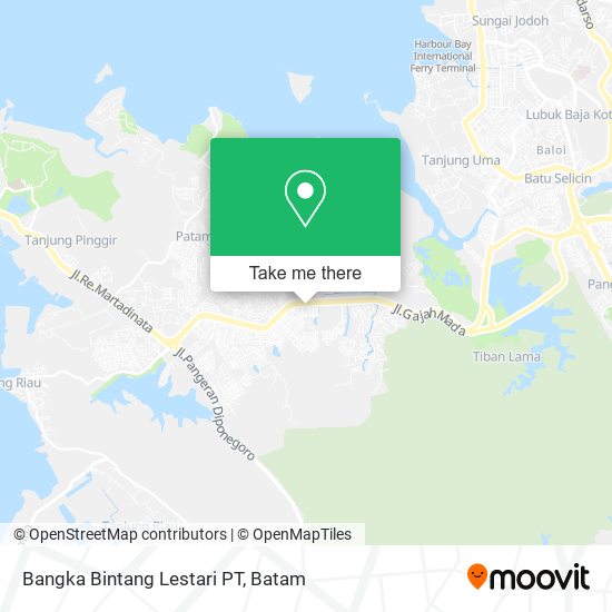 Bangka Bintang Lestari PT map