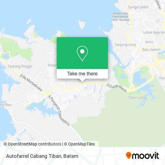 Autofarrel Cabang Tiban map