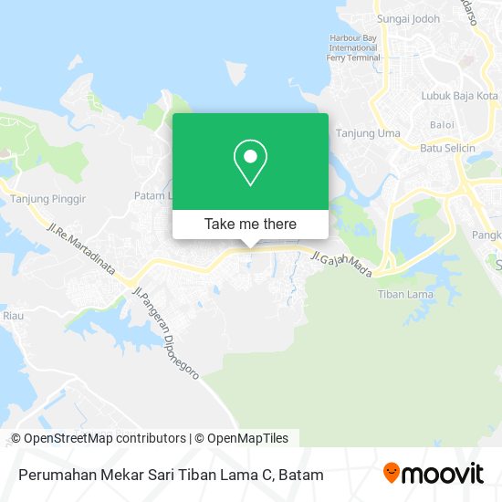 Perumahan Mekar Sari Tiban Lama C map