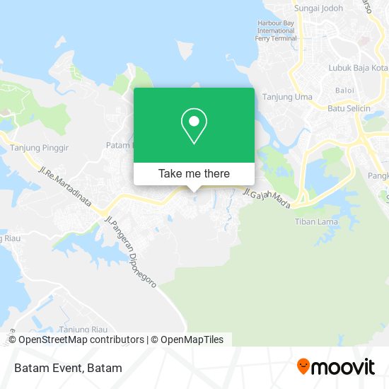 Batam Event map