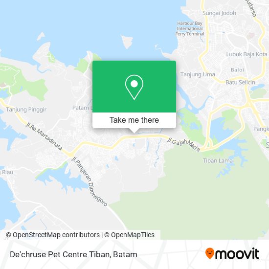 De'chruse Pet Centre Tiban map