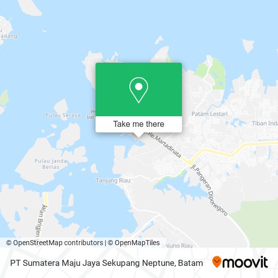PT Sumatera Maju Jaya Sekupang Neptune map