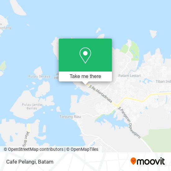 Cafe Pelangi map