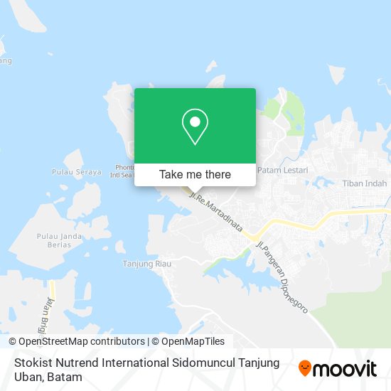 Stokist Nutrend International Sidomuncul Tanjung Uban map