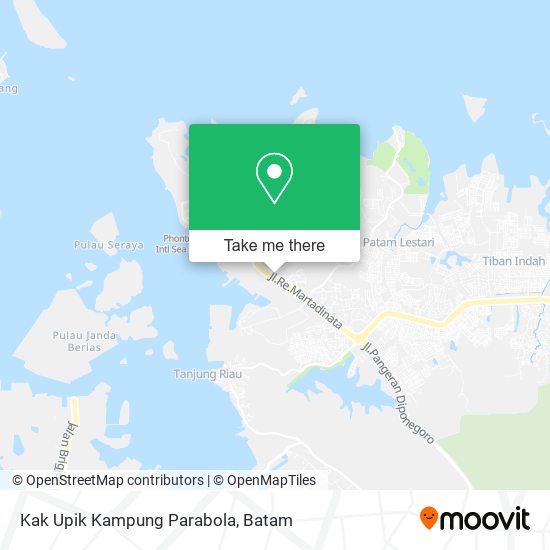 Kak Upik Kampung Parabola map