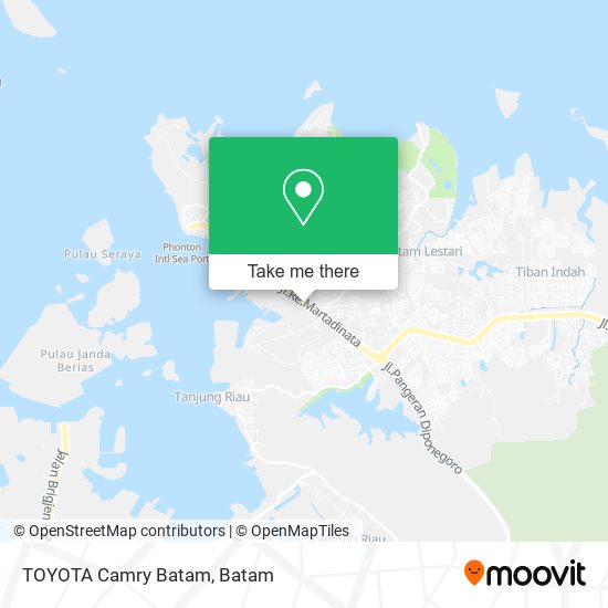 TOYOTA Camry Batam map