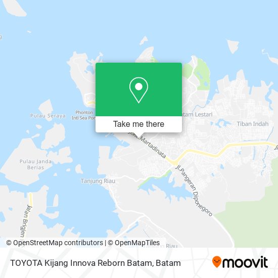 TOYOTA Kijang Innova Reborn Batam map