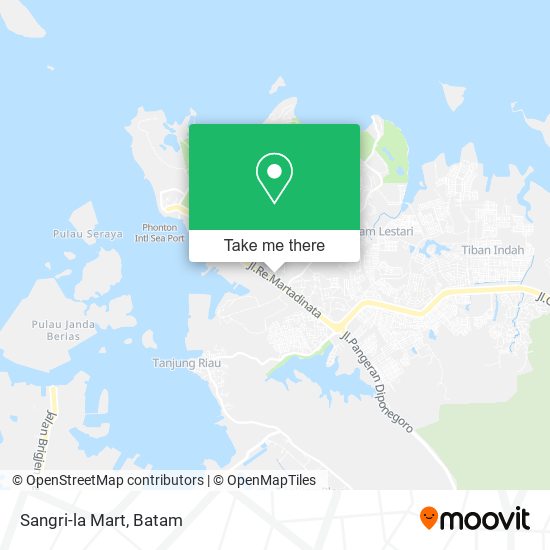 Sangri-la Mart map