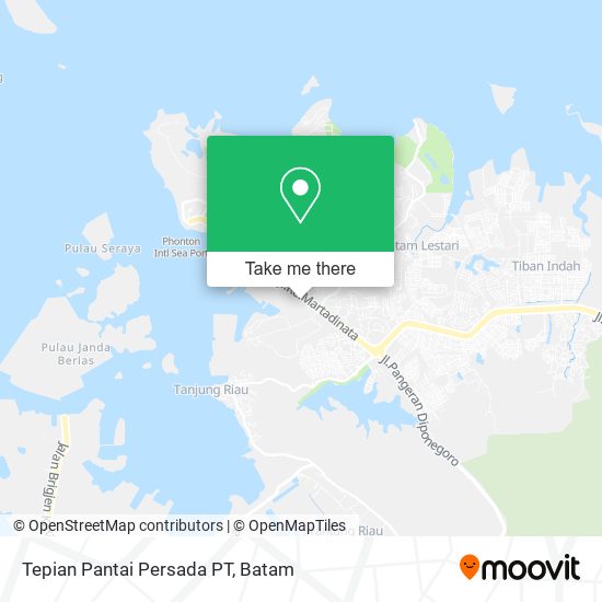 Tepian Pantai Persada PT map