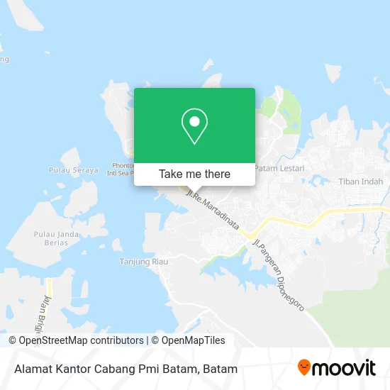 Alamat Kantor Cabang Pmi Batam map