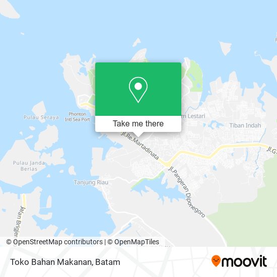 Toko Bahan Makanan map