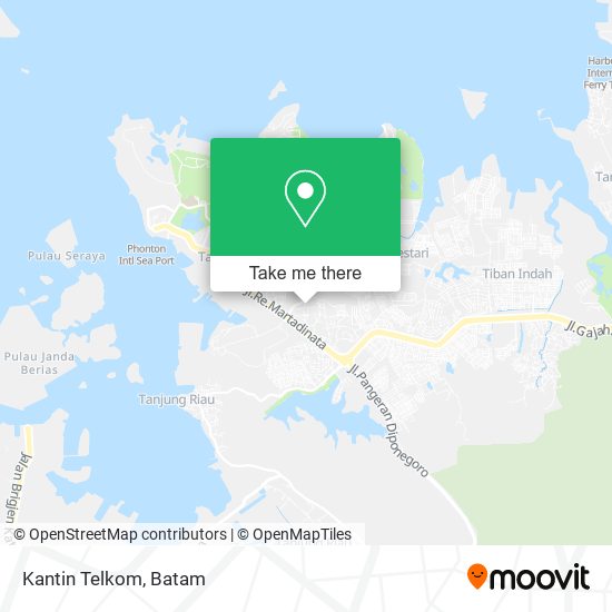 Kantin Telkom map