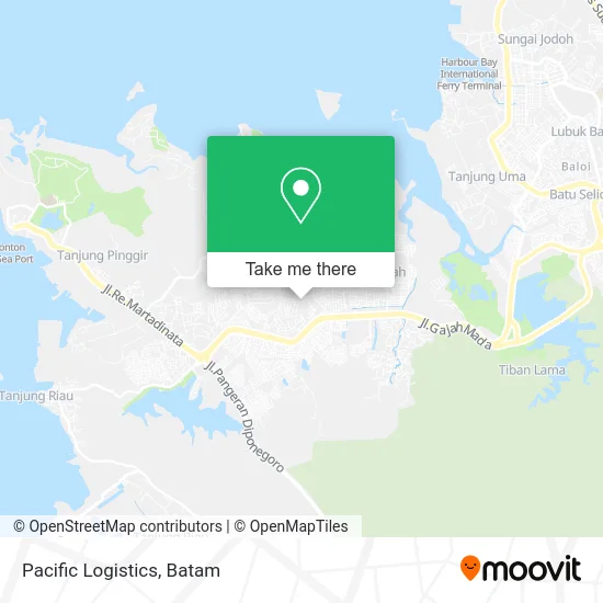 Pacific Logistics map