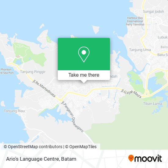 Ario's Language Centre map