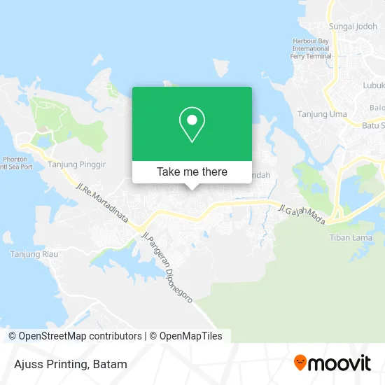 Ajuss Printing map