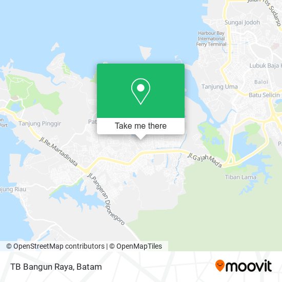 TB Bangun Raya map