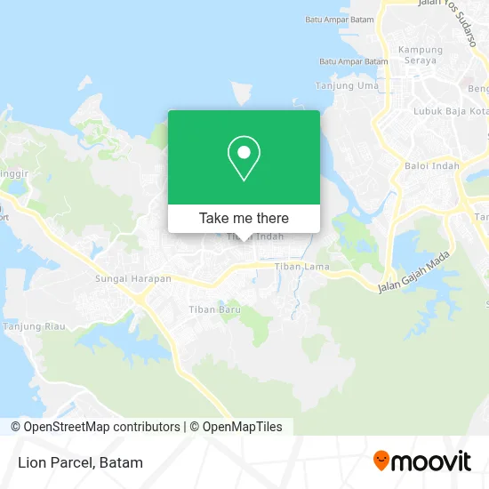 Lion Parcel map