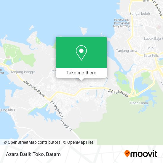 Azara Batik Toko map