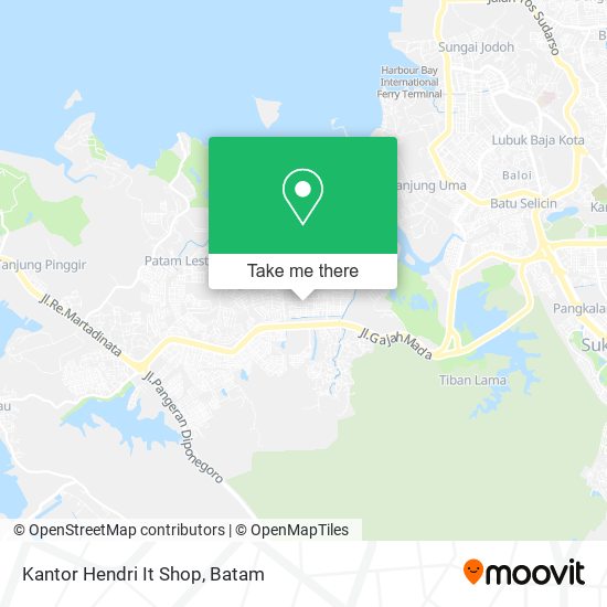 Kantor Hendri It Shop map