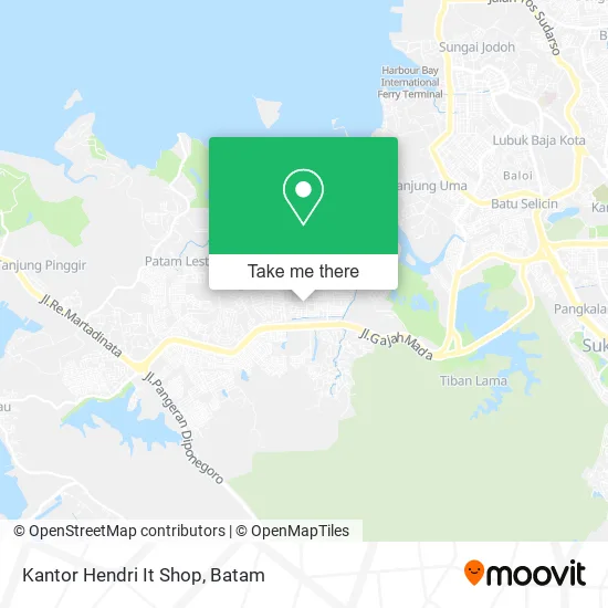 Kantor Hendri It Shop map