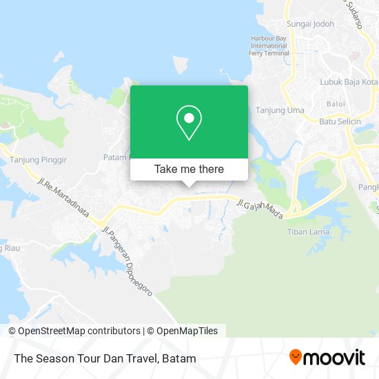The Season Tour Dan Travel map
