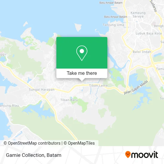 Gamie Collection map