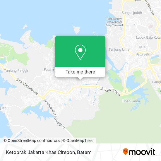 Ketoprak Jakarta Khas Cirebon map