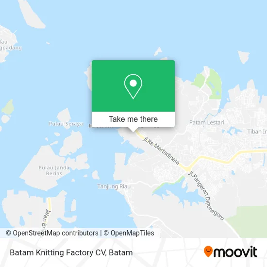 Batam Knitting Factory CV map