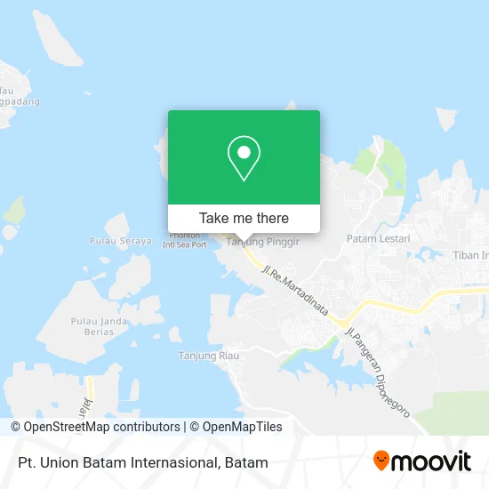 Pt. Union Batam Internasional map