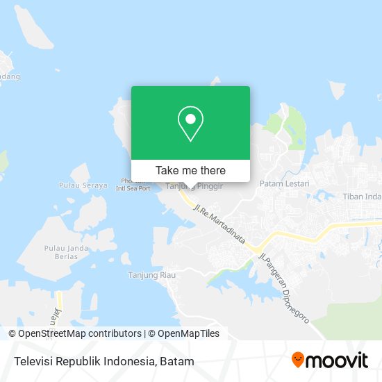 Televisi Republik Indonesia map