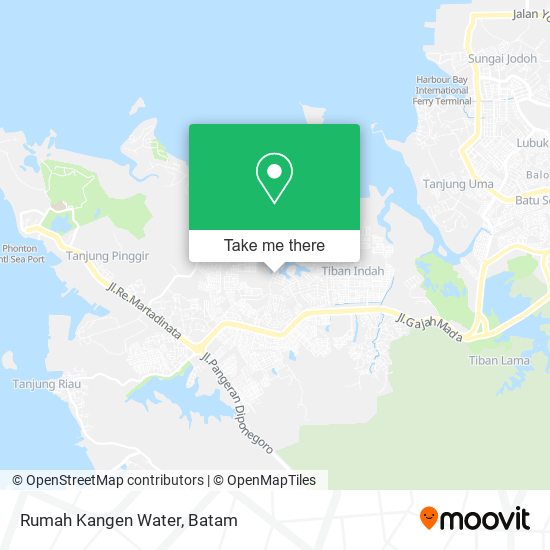 Rumah Kangen Water map