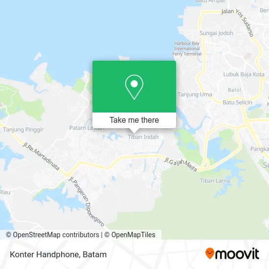 Konter Handphone map
