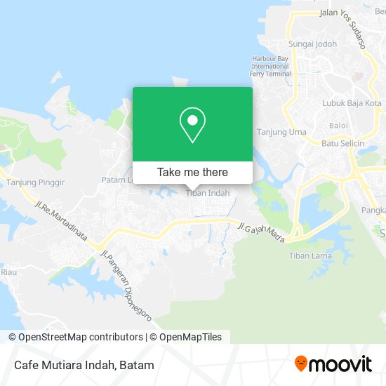 Cafe Mutiara Indah map