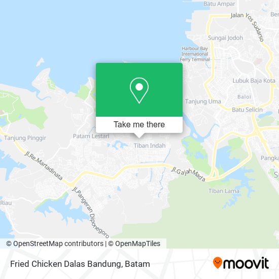 Fried Chicken Dalas Bandung map