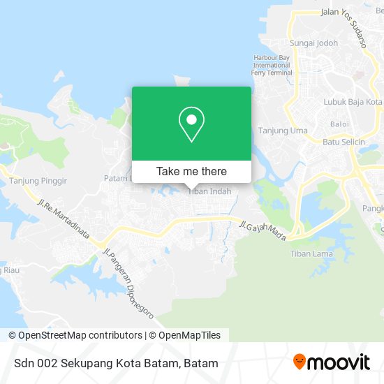 Sdn 002 Sekupang Kota Batam map