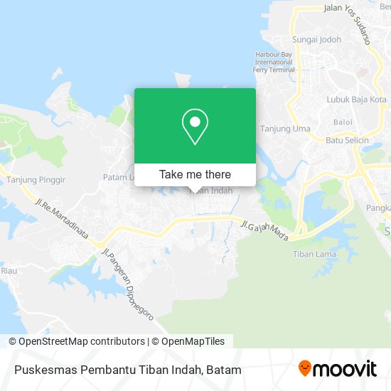 Puskesmas Pembantu Tiban Indah map