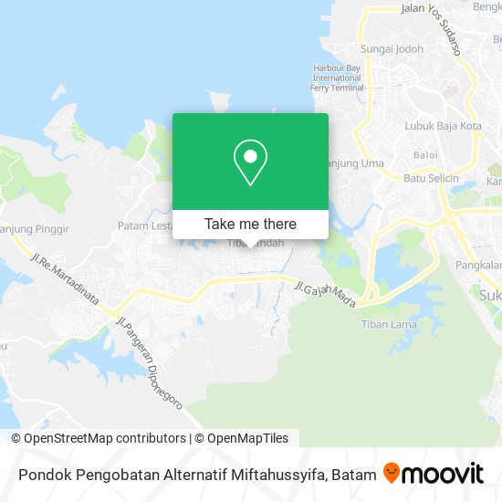 Pondok Pengobatan Alternatif Miftahussyifa map