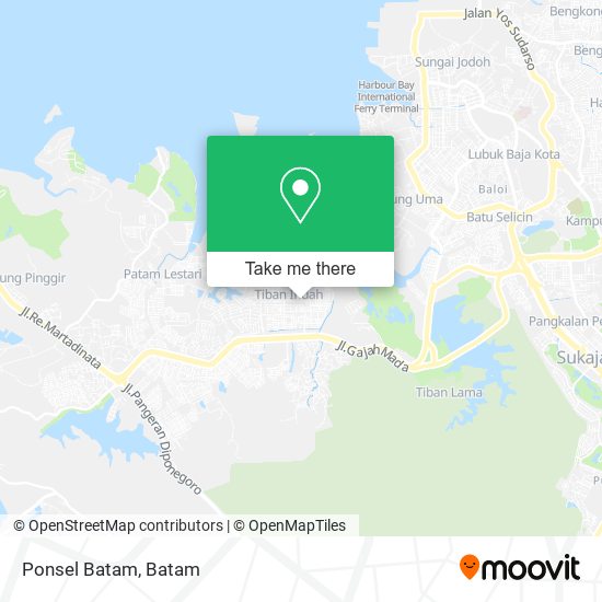 Ponsel Batam map