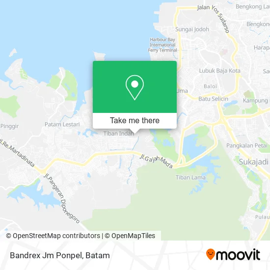 Bandrex Jm Ponpel map