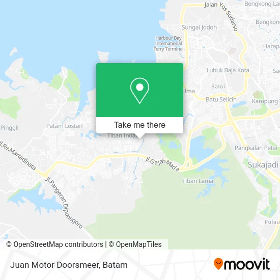 Juan Motor Doorsmeer map