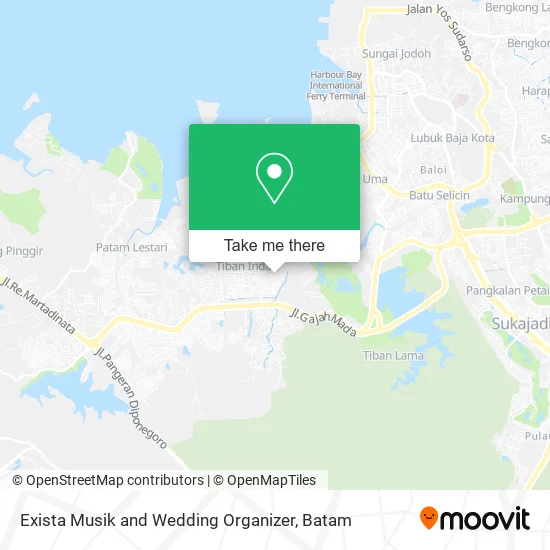 Exista Musik and Wedding Organizer map
