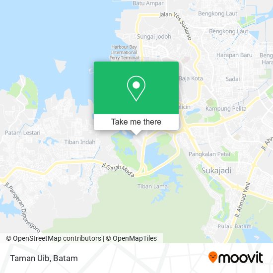 Taman Uib map