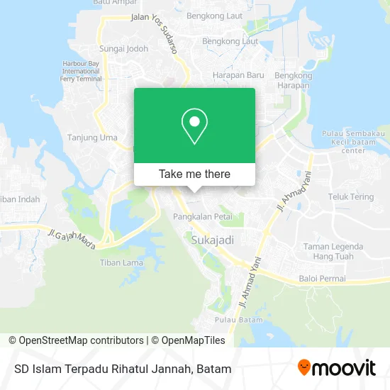 SD Islam Terpadu Rihatul Jannah map