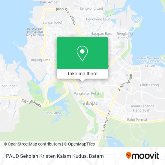 PAUD Sekolah Kristen Kalam Kudus map