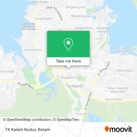 TK Kalam Kudus map